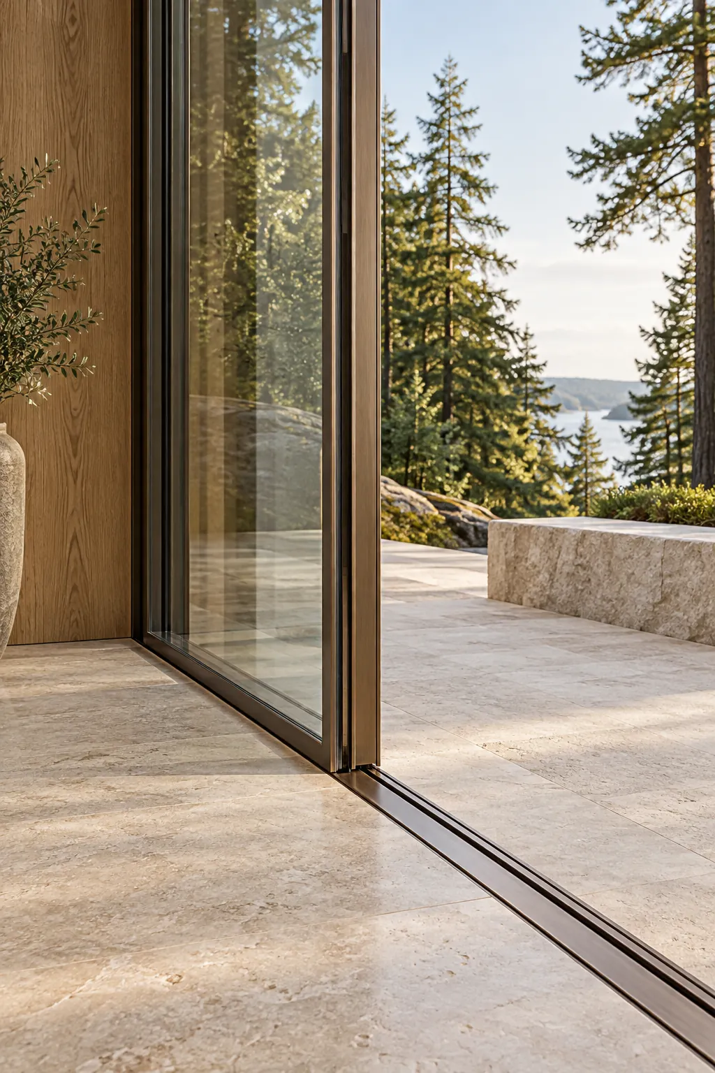 Doors in the Norelle glazing collection